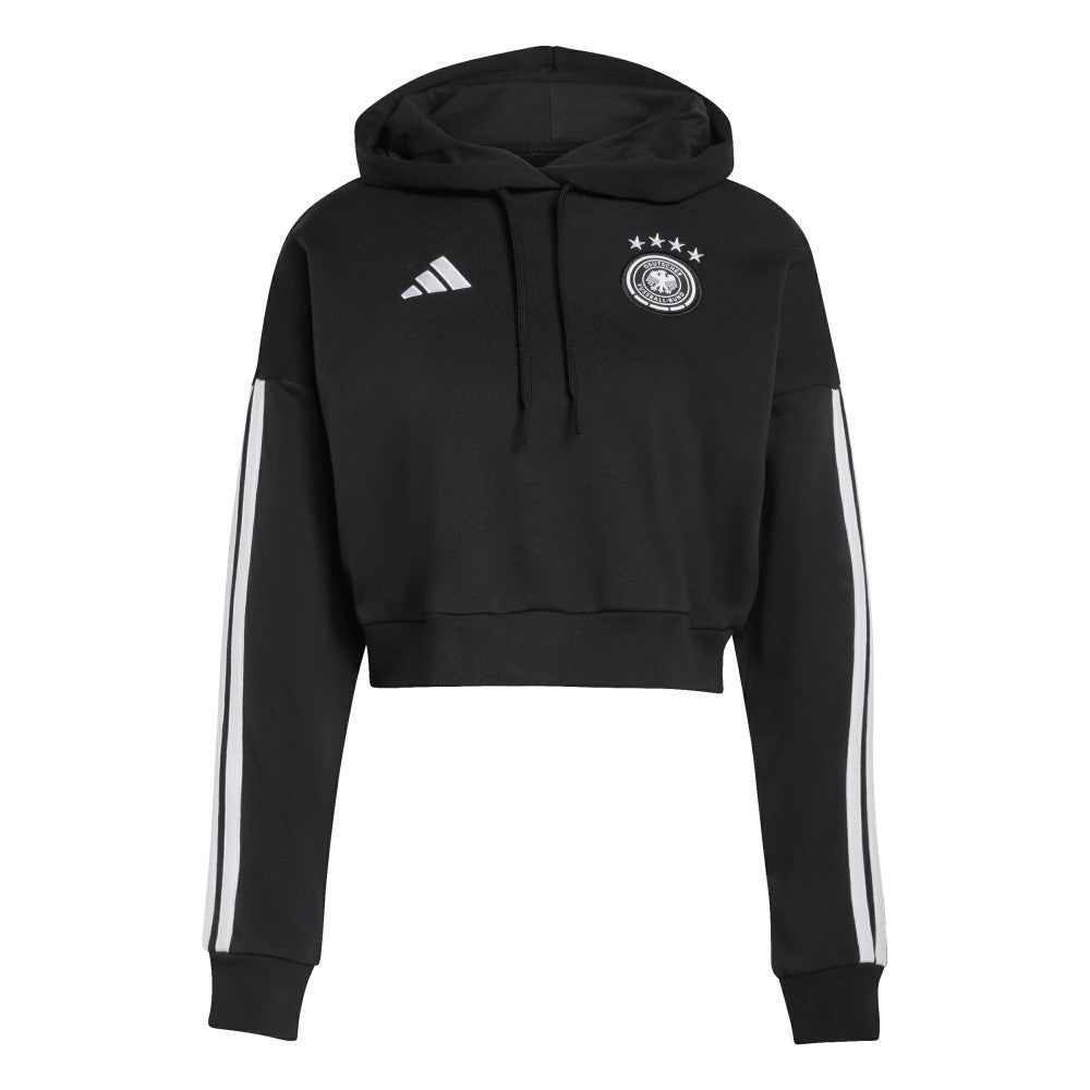Germany National Team Women's FIFA x World Cup Alphaskin Cropped Hoodie Black - Adidas outlet