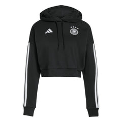 Germany National Team Women's FIFA x World Cup Alphaskin Cropped Hoodie Black - Adidas outlet