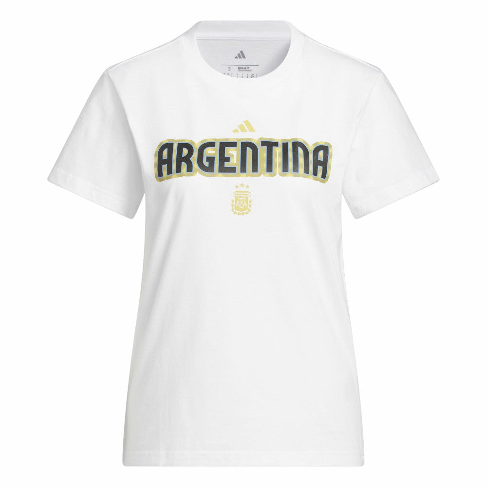 Argentina National Team Women's Jersey Hook T-Shirt White - Adidas cheap