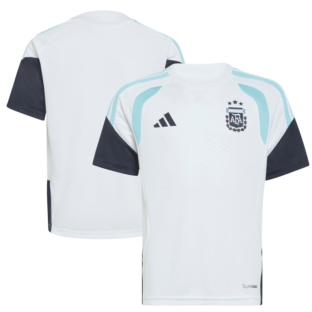 Argentina National Team Youth FIFA x World Cup 2026 Tiro Training Jersey White - Adidas outlet