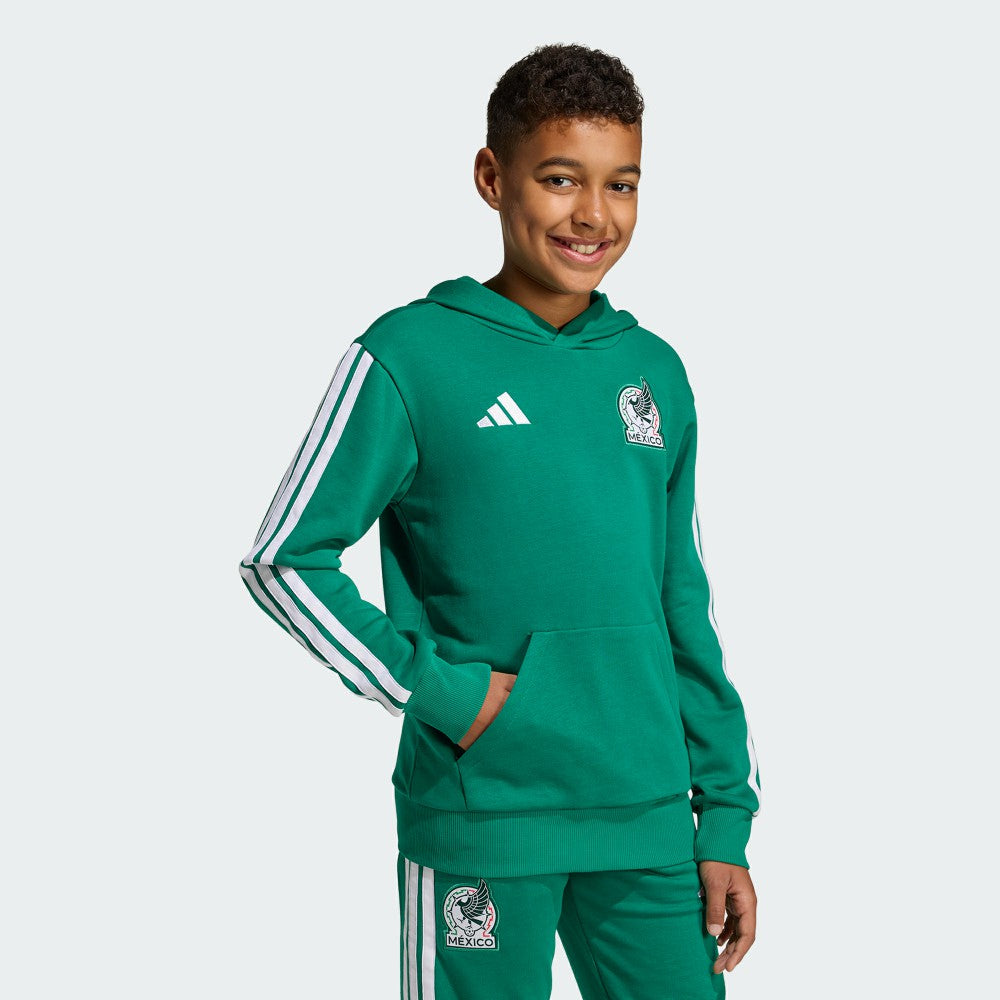 Mexico National Team Youth FIFA x World Cup Alphaskin Hoodie Green - Adidas Discount