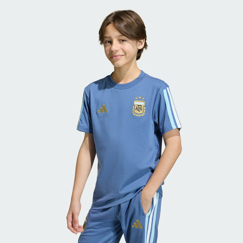 Argentina National Team Youth FIFA x World Cup Alphaskin T-Shirt Blue - Adidas