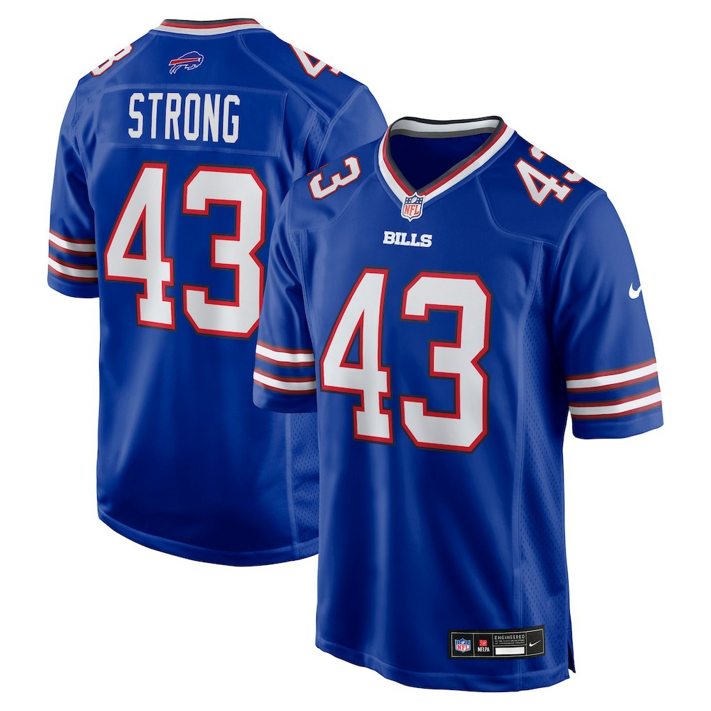 Nike Dorian Strong Buffalo Bills Team Game Jersey Royal