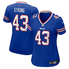 Nike Dorian Strong Buffalo Bills Women's Team Game Jersey Royal