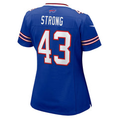 Nike Dorian Strong Buffalo Bills Women's Team Game Jersey Royal