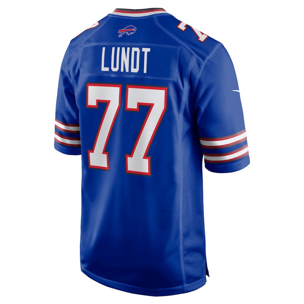Nike Chase Lundt Buffalo Bills Team Game Jersey Royal