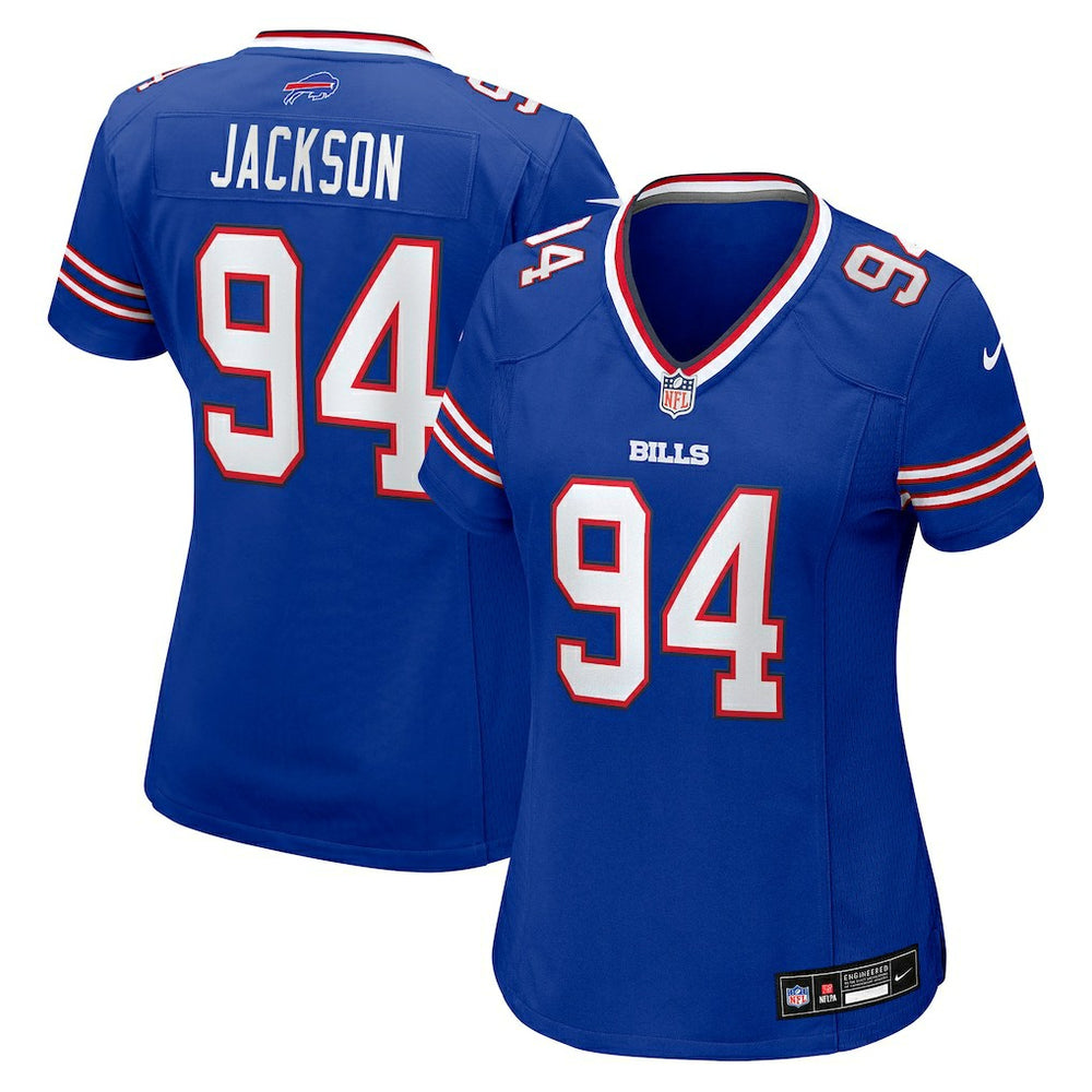 Nike Landon Jackson Buffalo Bills Women's Team Game Jersey Royal