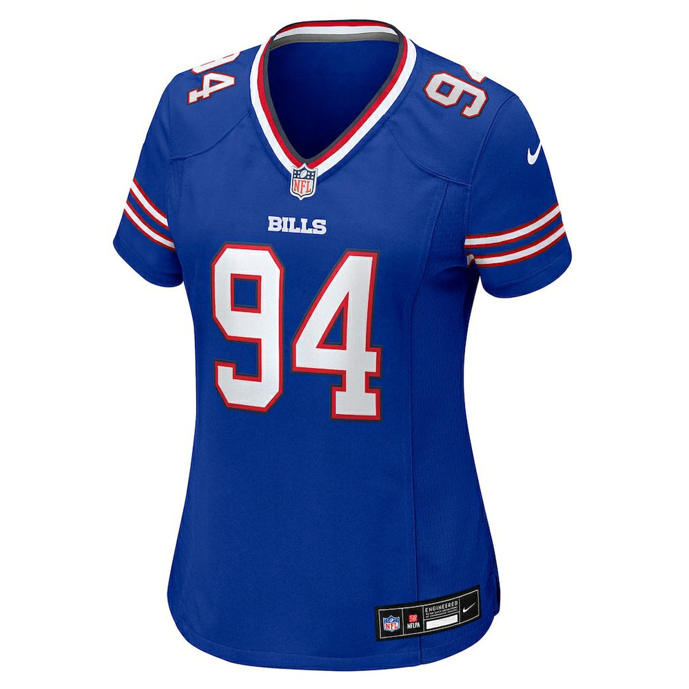 Nike Landon Jackson Buffalo Bills Women's Team Game Jersey Royal