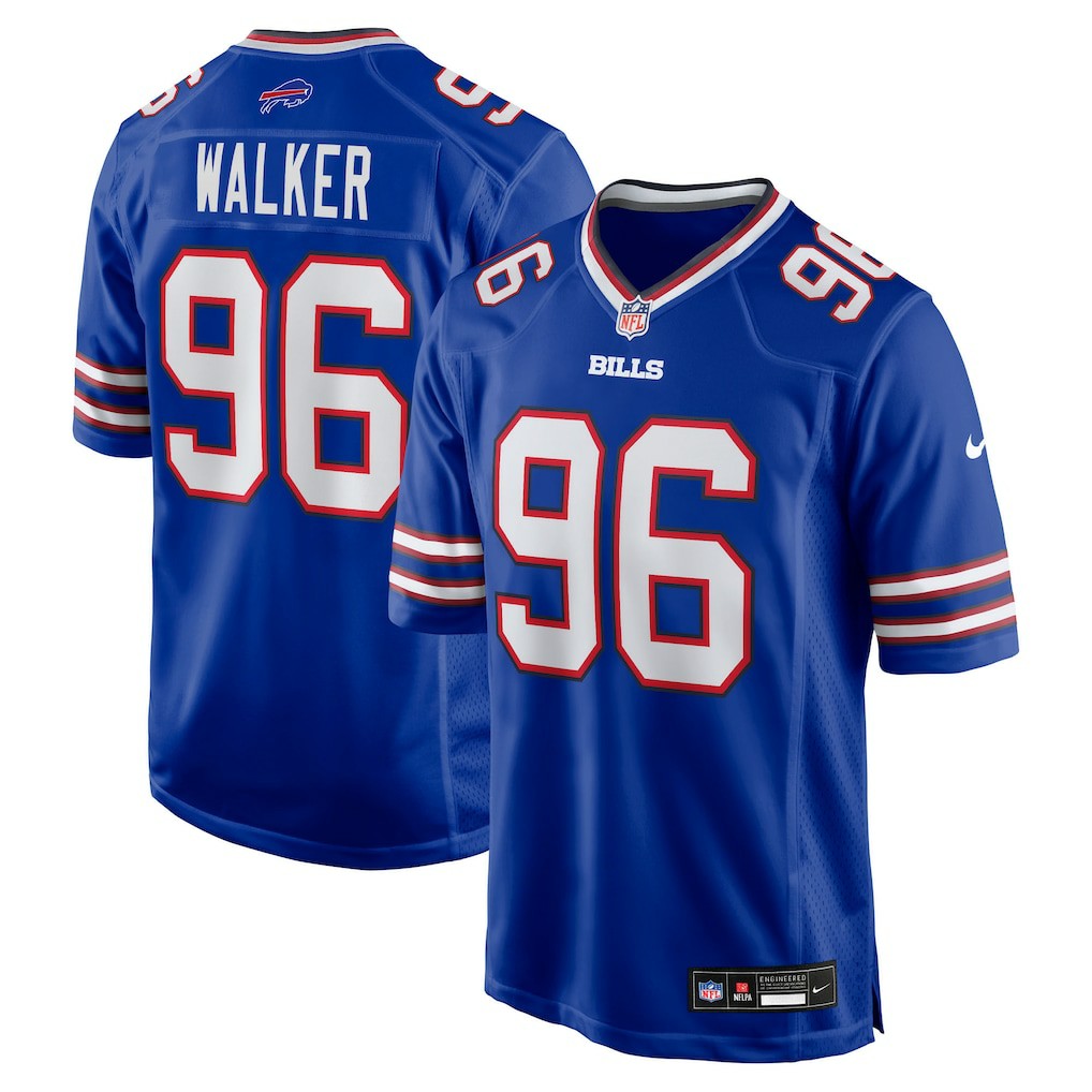 Nike Deone Walker Buffalo Bills Team Game Jersey Royal