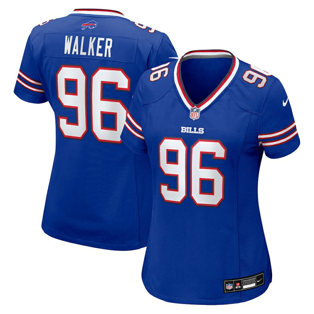 Nike Deone Walker Buffalo Bills Women's Team Game Jersey Royal