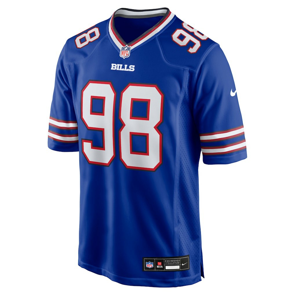Nike T.J. Sanders Buffalo Bills Team Game Jersey Royal