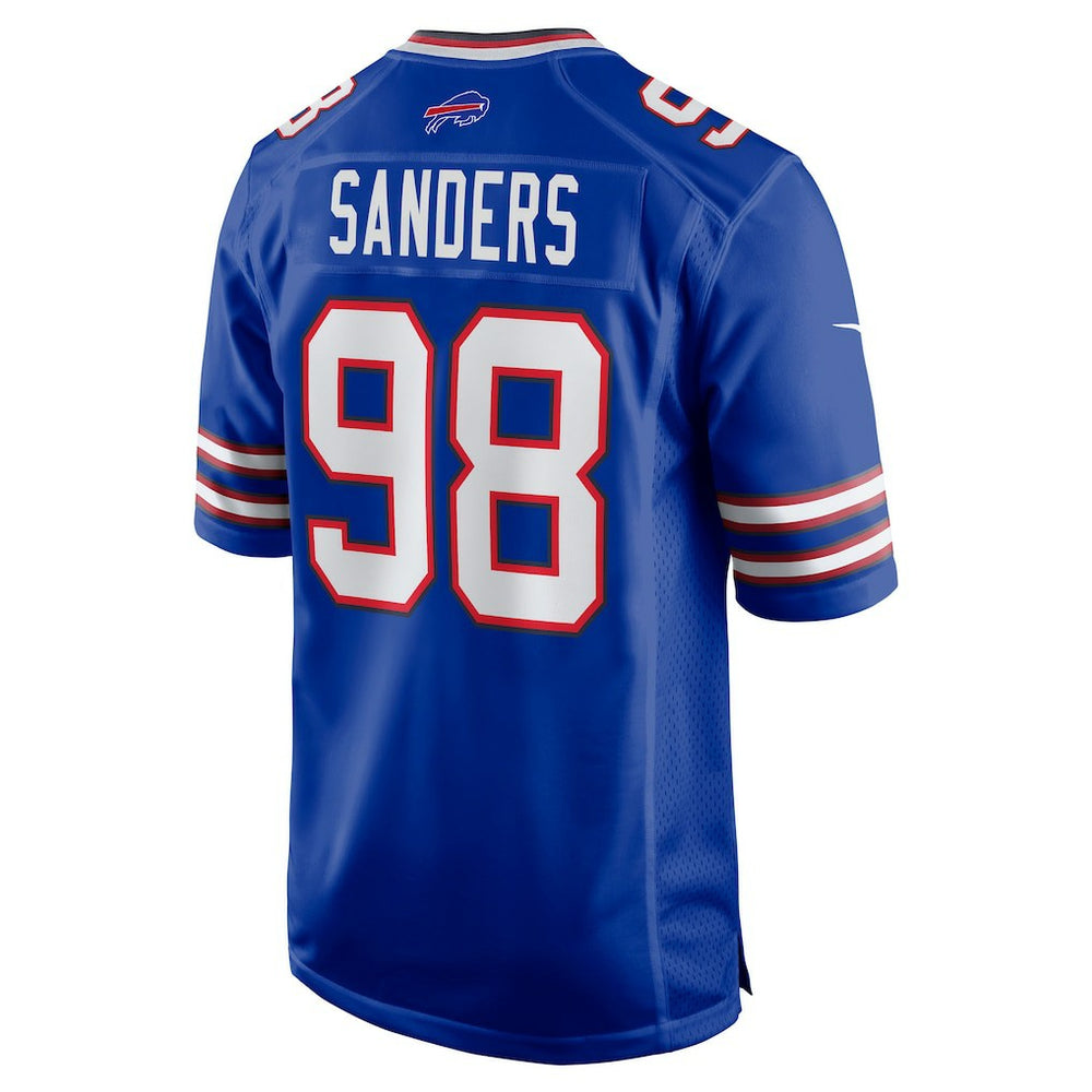 Nike T.J. Sanders Buffalo Bills Team Game Jersey Royal