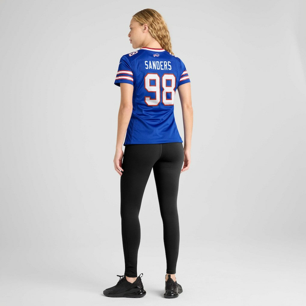 Nike T.J. Sanders Buffalo Bills Women's Team Game Jersey Royal