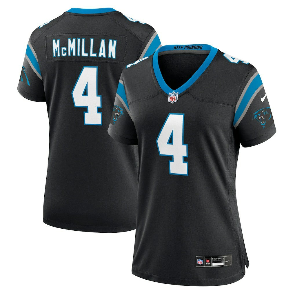 Nike Tetairoa McMillan Carolina Panthers Women's Team Game Jersey Black