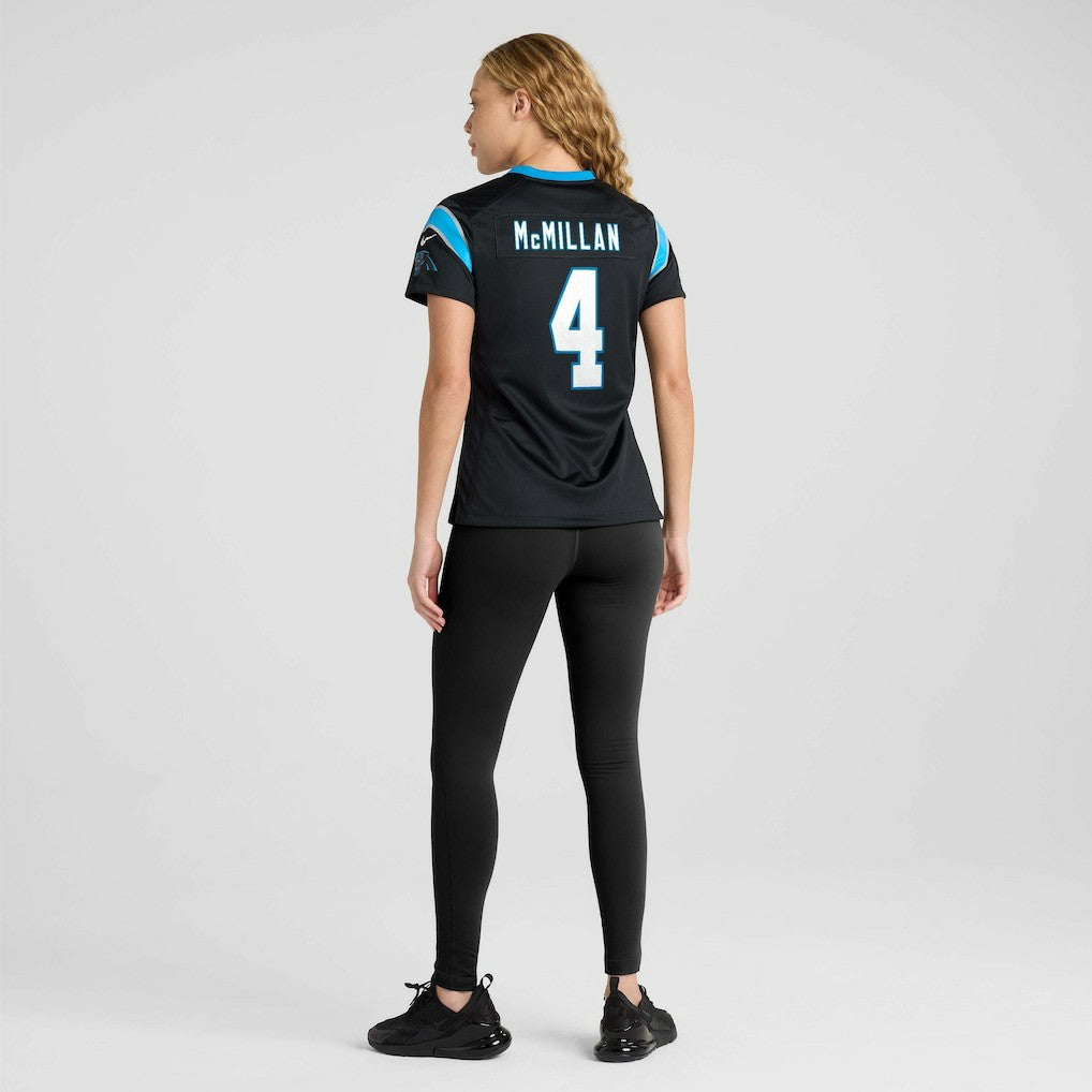 Nike Tetairoa McMillan Carolina Panthers Women's Team Game Jersey Black