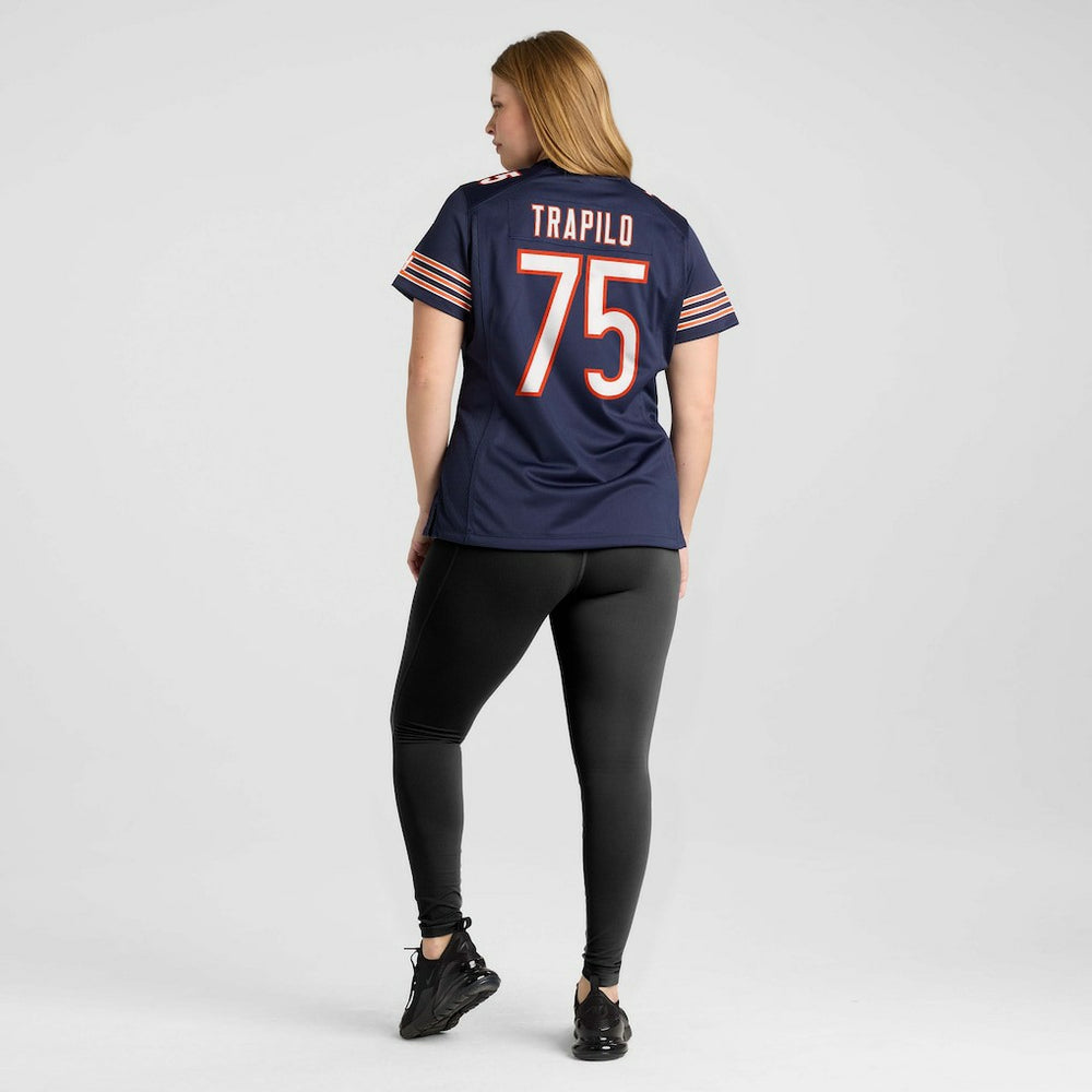 Nike Ozzy Trapilo Chicago Bears Women's Team Game Jersey Navy