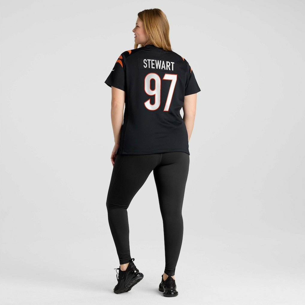 Nike Shemar Stewart Cincinnati Bengals Women's Team Game Jersey Black