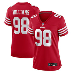 Nike Mykel Williams San Francisco 49ers Women's Team Game Jersey Scarlet
