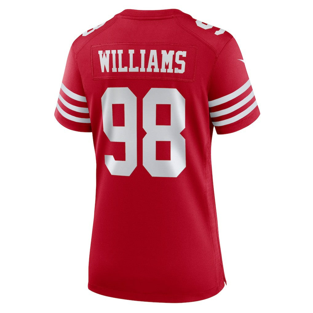 Nike Mykel Williams San Francisco 49ers Women's Team Game Jersey Scarlet
