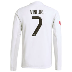 Vini Jr. Real Madrid 2025/26 Home Long Sleeve Jersey White - Adidas sale