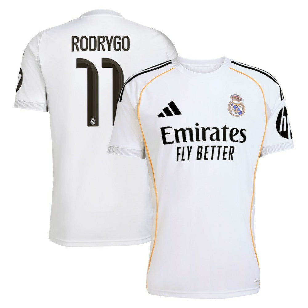 Rodrygo Real Madrid 2025/26 Home Replica Jersey White - Adidas sale