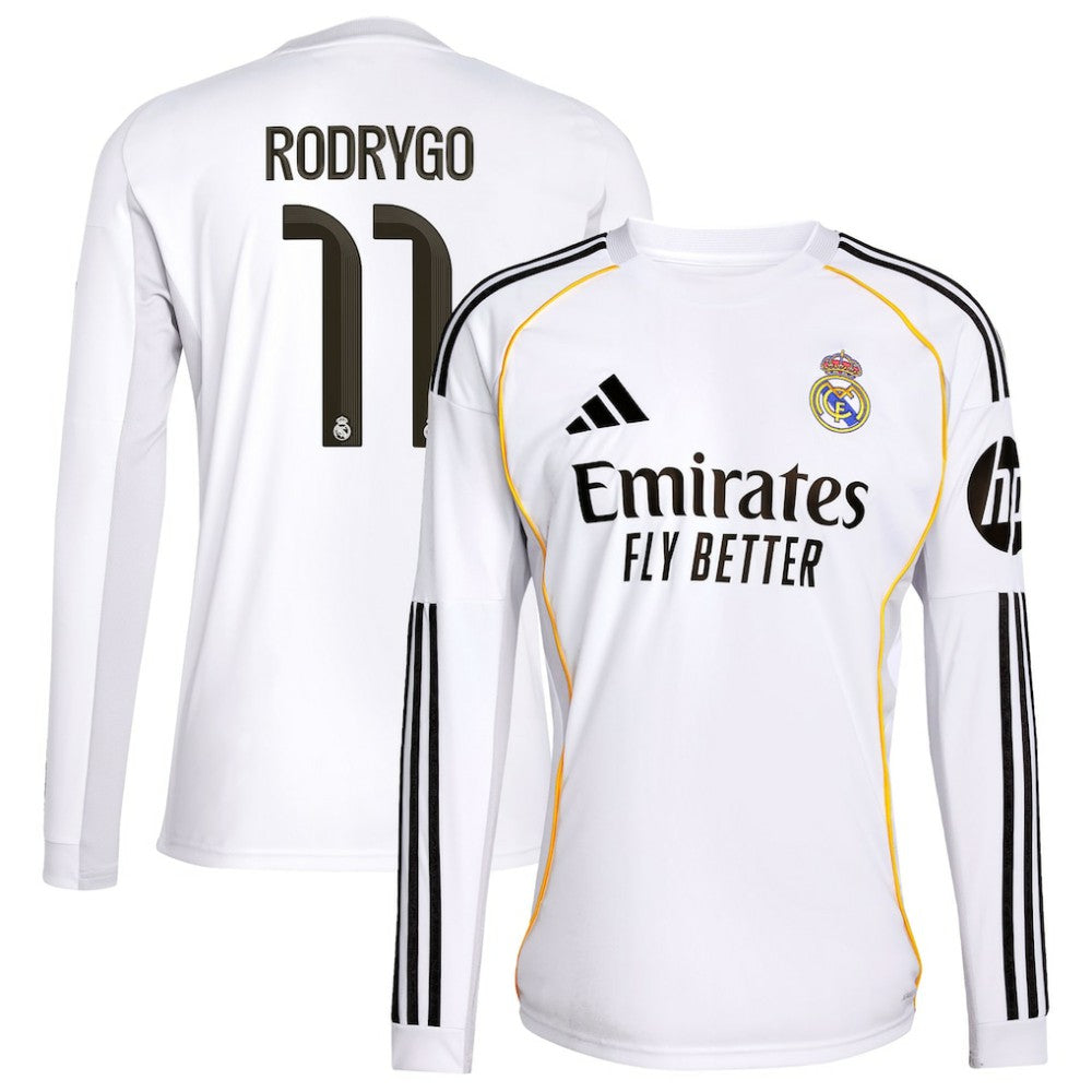 Rodrygo Real Madrid 2025/26 Home Replica Jersey White - Adidas outlet