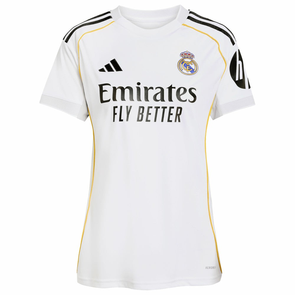 Jude Bellingham Real Madrid Women's 2025/26 Home Replica Jersey White - Adidas