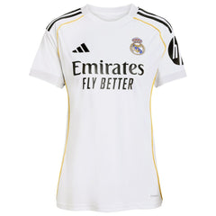 Vini Jr. Real Madrid Women's 2025/26 Home Replica Jersey White - Adidas