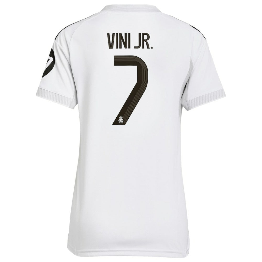 Vini Jr. Real Madrid Women's 2025/26 Home Replica Jersey White - Adidas