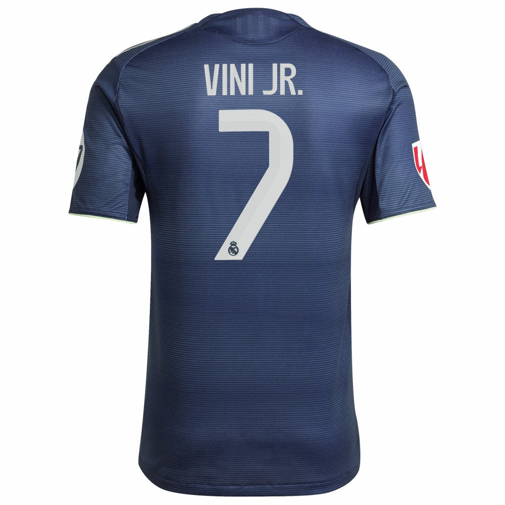 Vini Jr. Real Madrid 2025/26 Away Player Jersey Blue - Adidas
