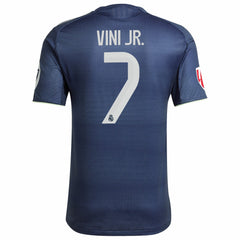 Vini Jr. Real Madrid 2025/26 Away Player Jersey Blue - Adidas