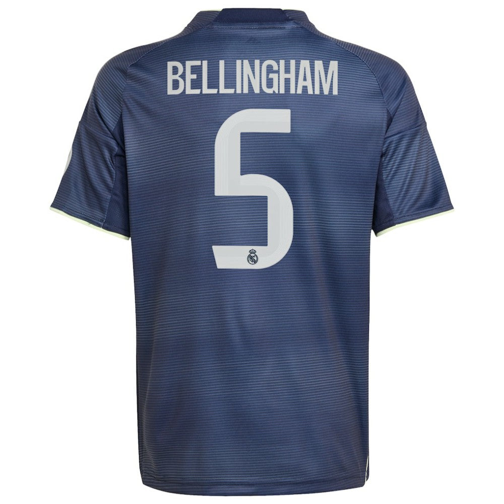 Jude Bellingham Real Madrid Youth 2025/26 Away Replica Player Jersey Blue - Adidas outlet