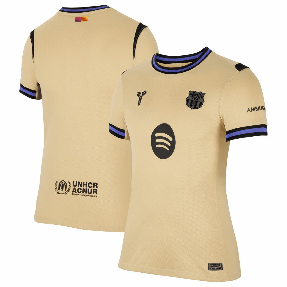 Barcelona Women's 2025/26 Away Stadium Replica Jersey Gold - Nike Discount