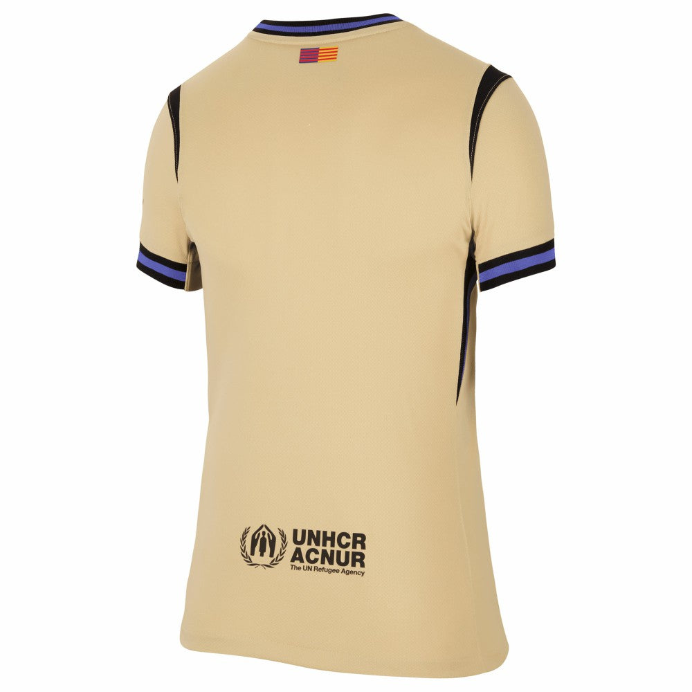 Barcelona Women's 2025/26 Away Stadium Replica Jersey Gold - Nike Discount