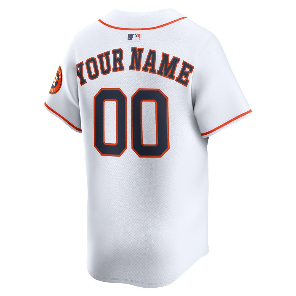 Houston Astros Nike Youth Home Custom Limited Jersey - White - Nike Sale