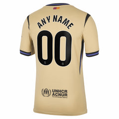 Barcelona 2025/26 Away Stadium Replica Custom Jersey Gold - Nike sale