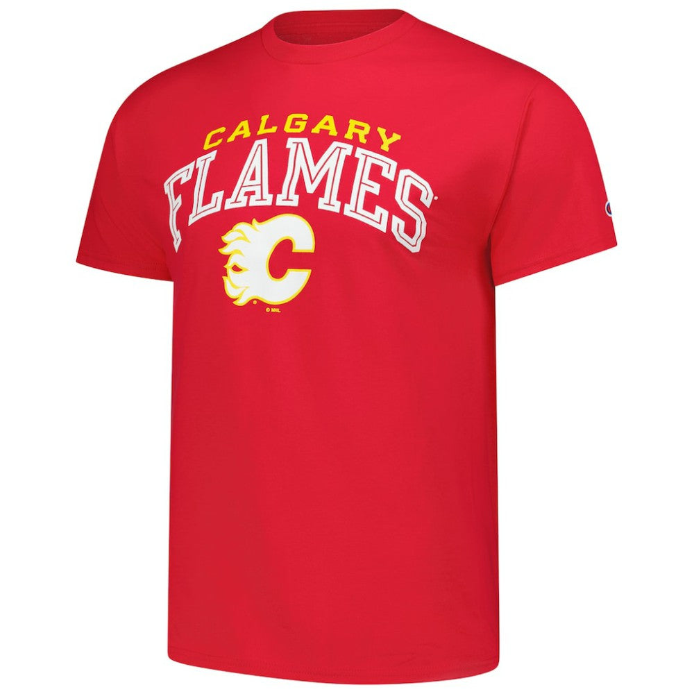 Calgary Flames Champion Primary Logo T-Shirt - Red - NHL 203133683