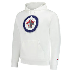 Winnipeg Jets Champion Primary Logo 1-Hit Pullover Hoodie - White - NHL 203133716