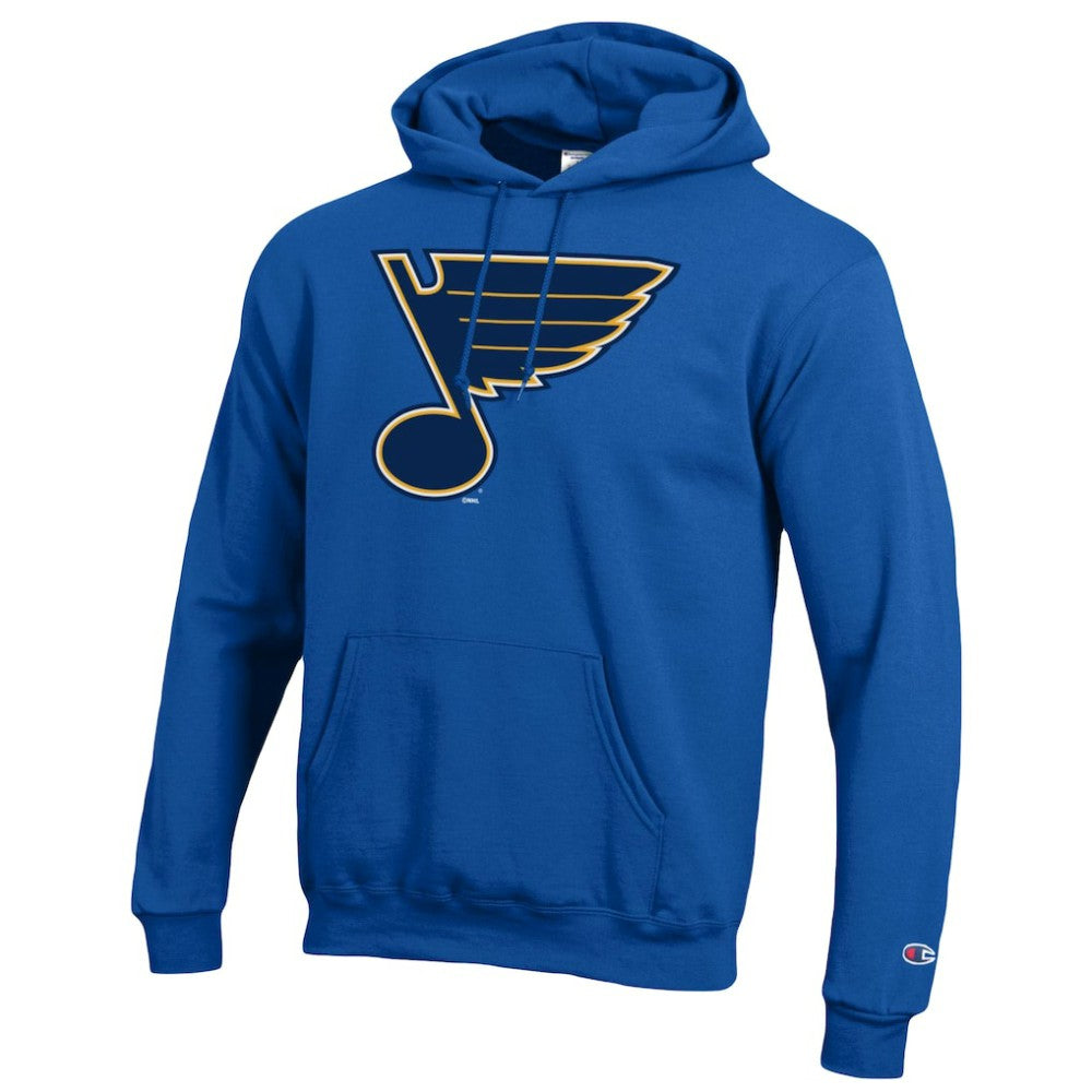 St. Louis Blues Champion Primary Logo 1-Hit Pullover Hoodie - Blue - NHL 203133733