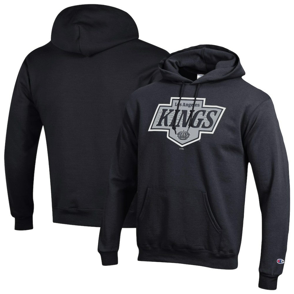 Los Angeles Kings Champion Primary Logo 1-Hit Pullover Hoodie - Black - NHL 203133738