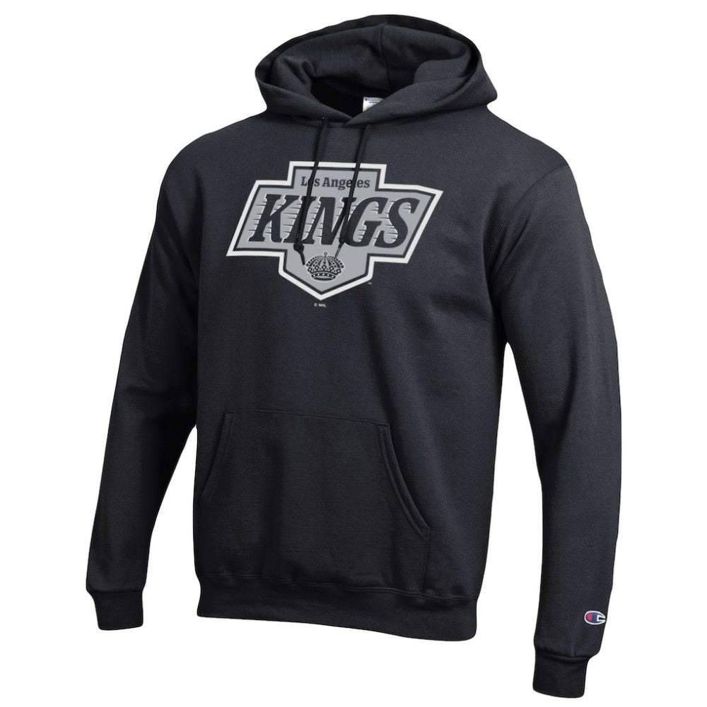 Los Angeles Kings Champion Primary Logo 1-Hit Pullover Hoodie - Black - NHL 203133738