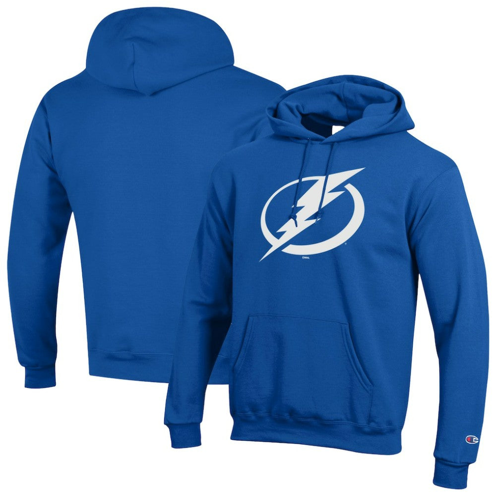 Tampa Bay Lightning Champion Primary Logo 1-Hit Pullover Hoodie - Blue - NHL 203133739