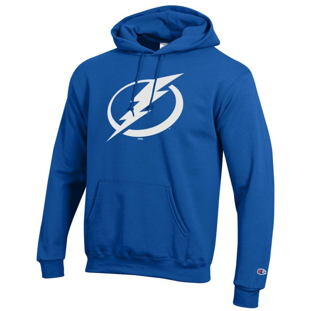 Tampa Bay Lightning Champion Primary Logo 1-Hit Pullover Hoodie - Blue - NHL 203133739