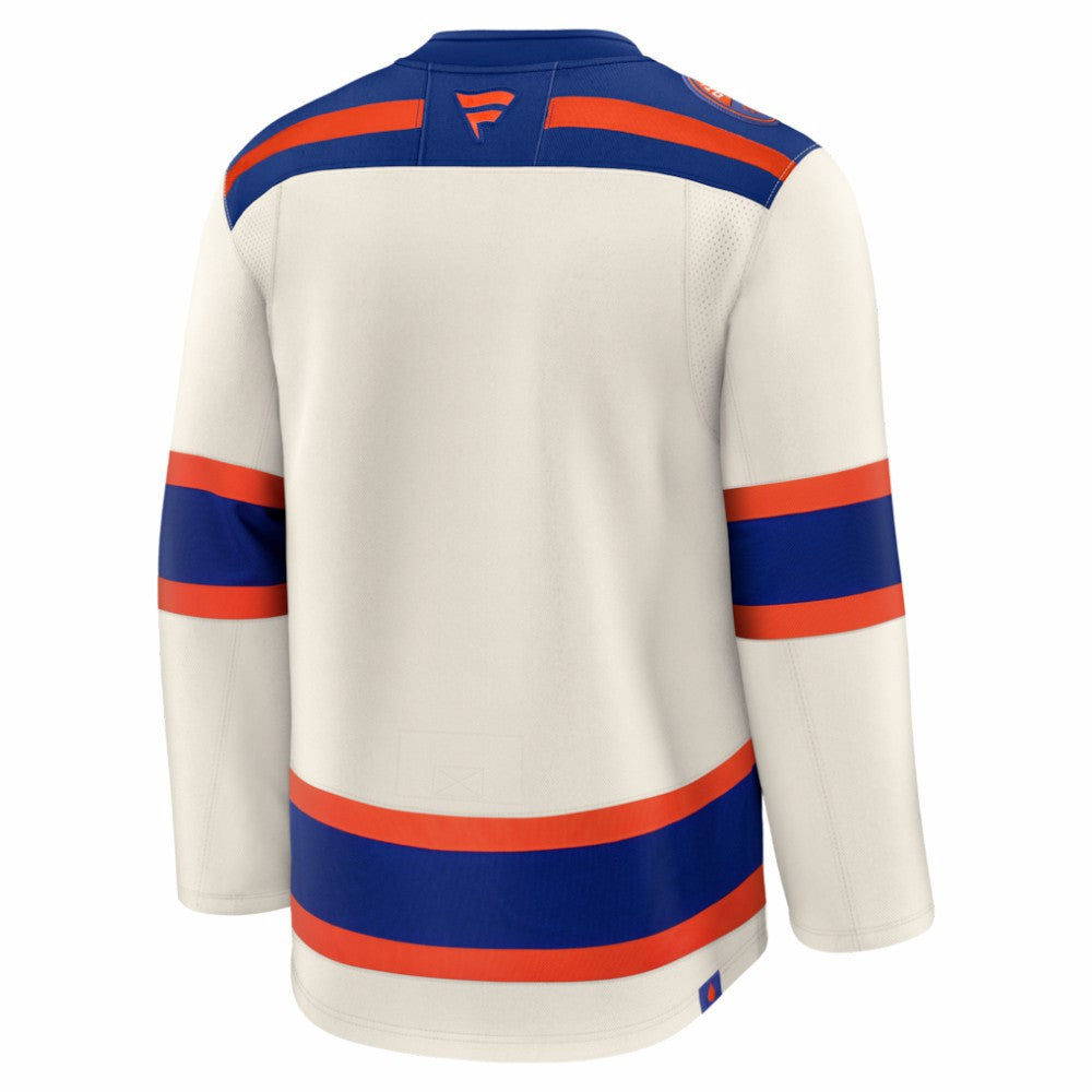 Edmonton Oilers Fanatics Alternate Premium Jersey - Light Beige - NHL 203133877
