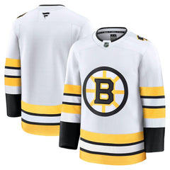 Boston Bruins Fanatics Away Premium Jersey - White - NHL 203133886