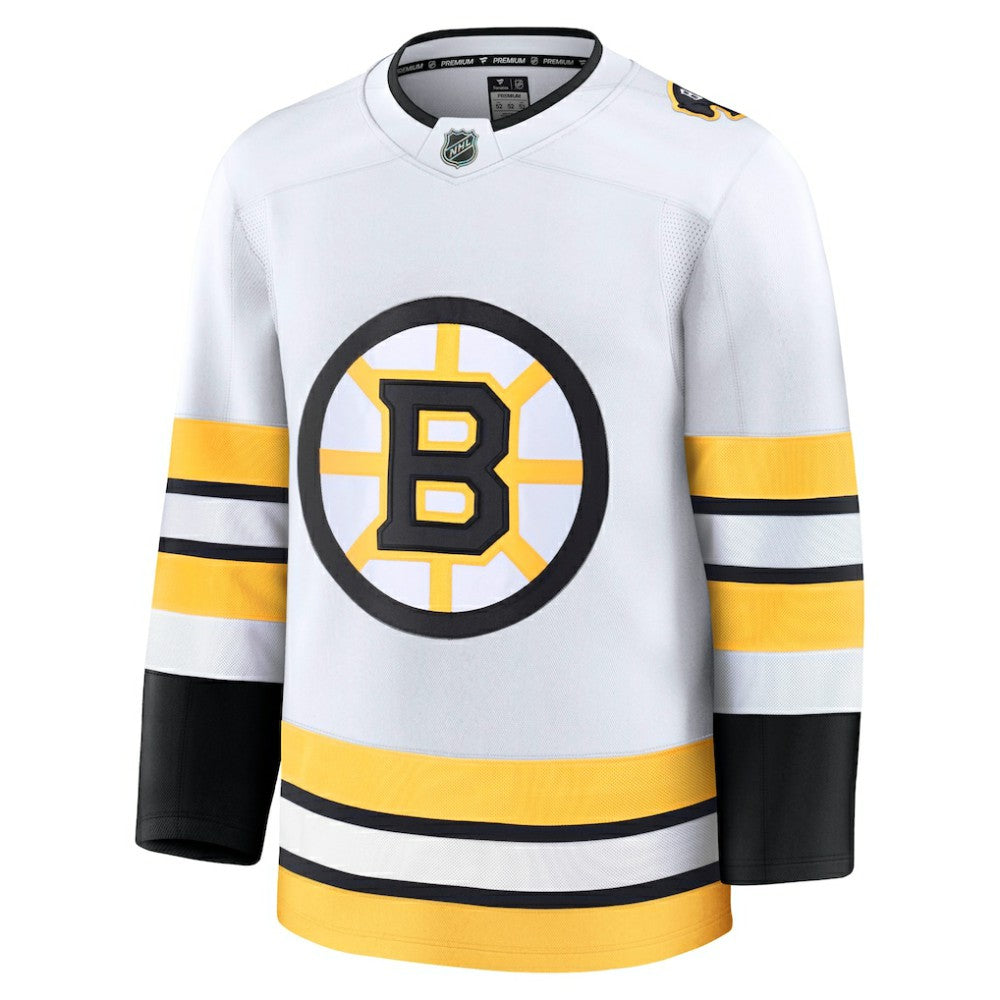 Boston Bruins Fanatics Away Premium Jersey - White - NHL 203133886