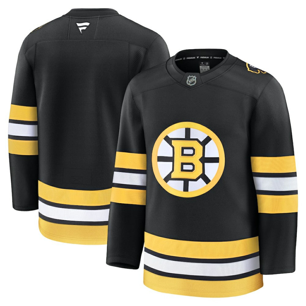 Boston Bruins Fanatics Home Premium Jersey - Black - NHL 203133888
