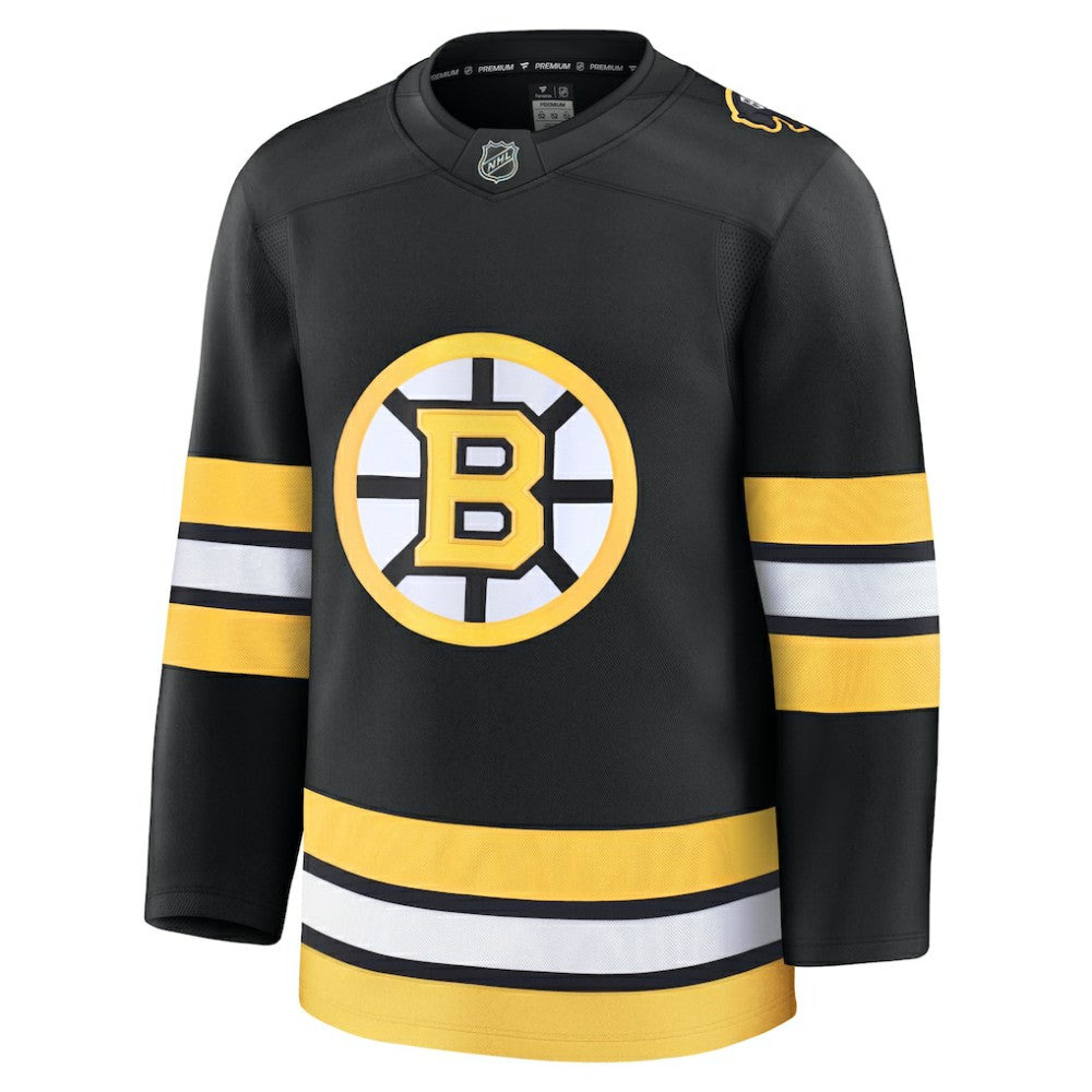 Boston Bruins Fanatics Home Premium Jersey - Black - NHL 203133888