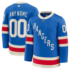 New York Rangers Fanatics Centennial Premium Custom Jersey - Blue - NHL 203133899