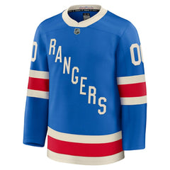 New York Rangers Fanatics Centennial Premium Custom Jersey - Blue - NHL 203133899